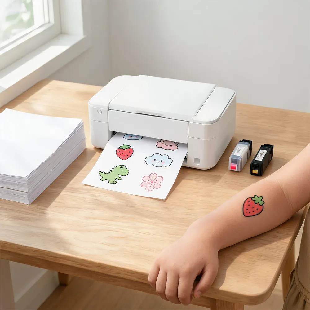 Papel de tatuagem em tamanho grande