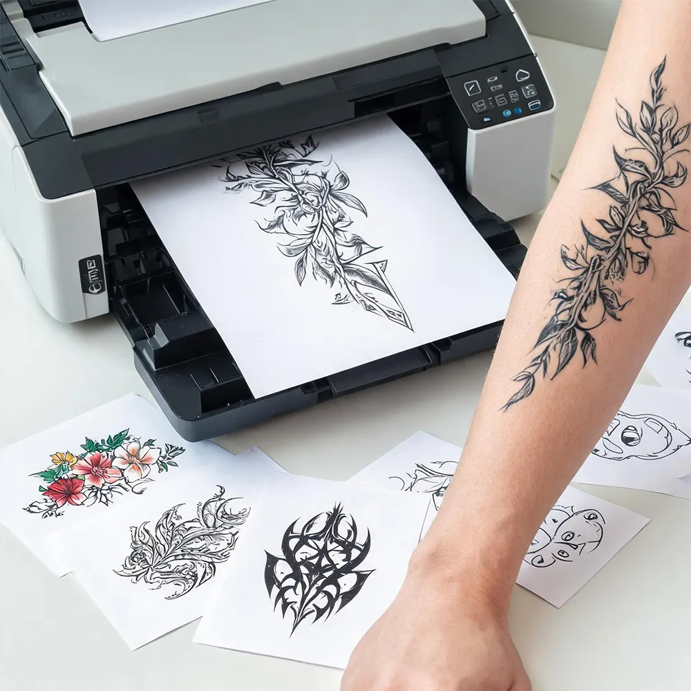 Papel de transferência de tatuagem a laser