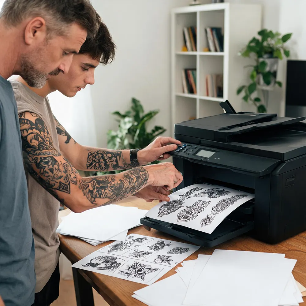 Papel de transferência de tatuagem a laser