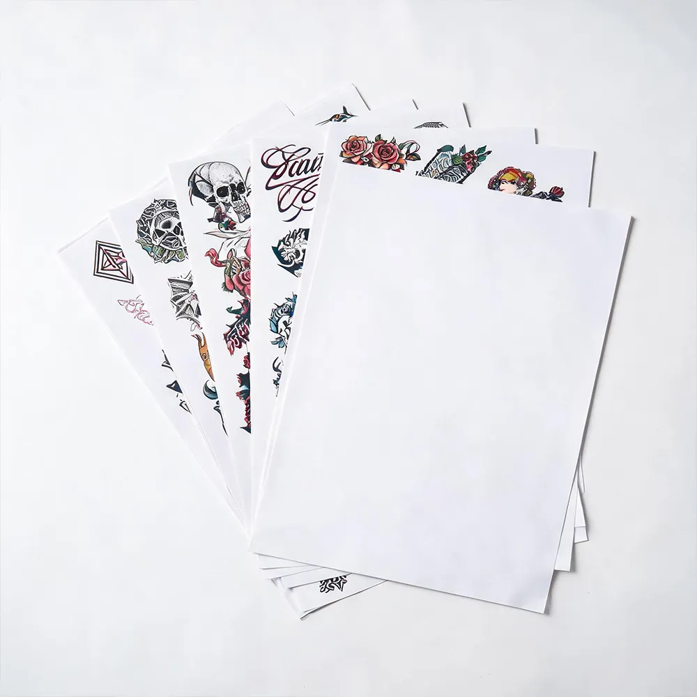 Papel temporário para tatuagem a laser
