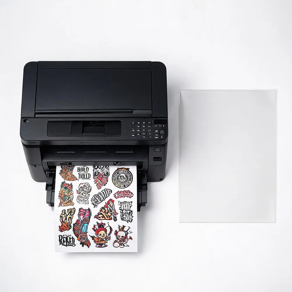 Papel temporário para tatuagem a laser
