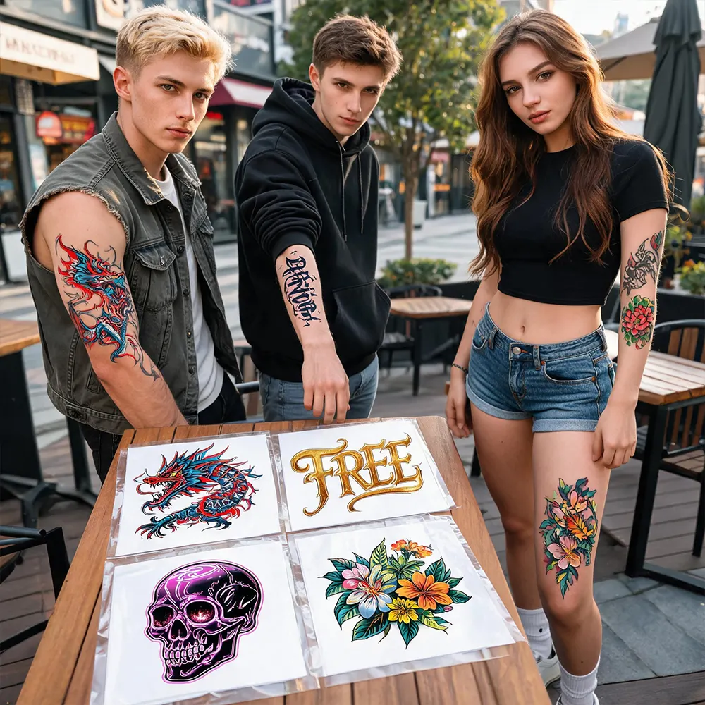 Papel de tatuagem tamanho carta