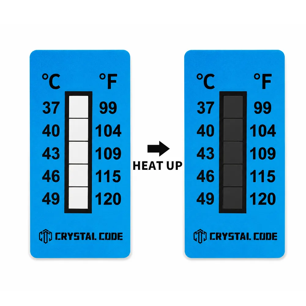 Rótulo indicador de temperatura logística