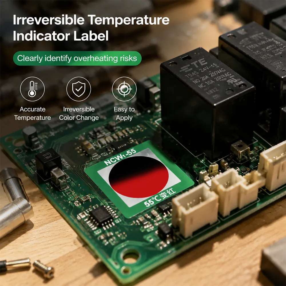 Etiqueta de monitoramento de temperatura de longa duração