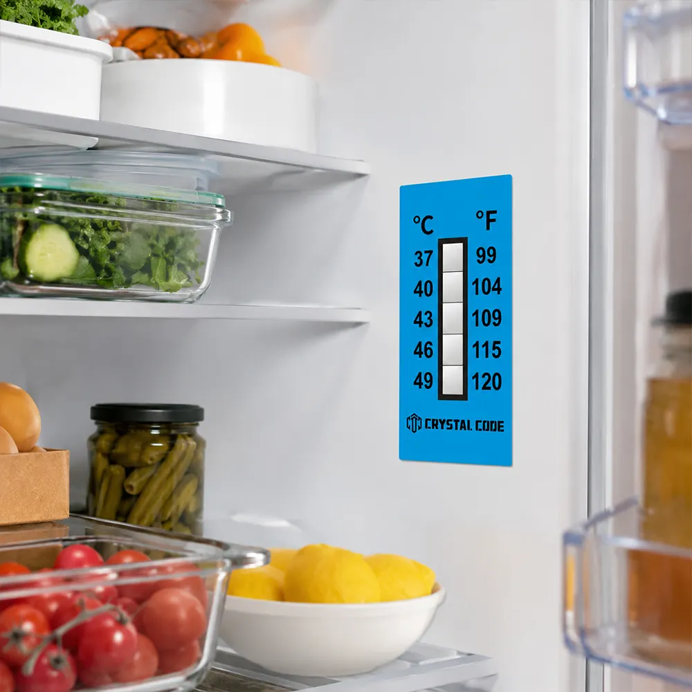 Rótulo indicador de baixa temperatura