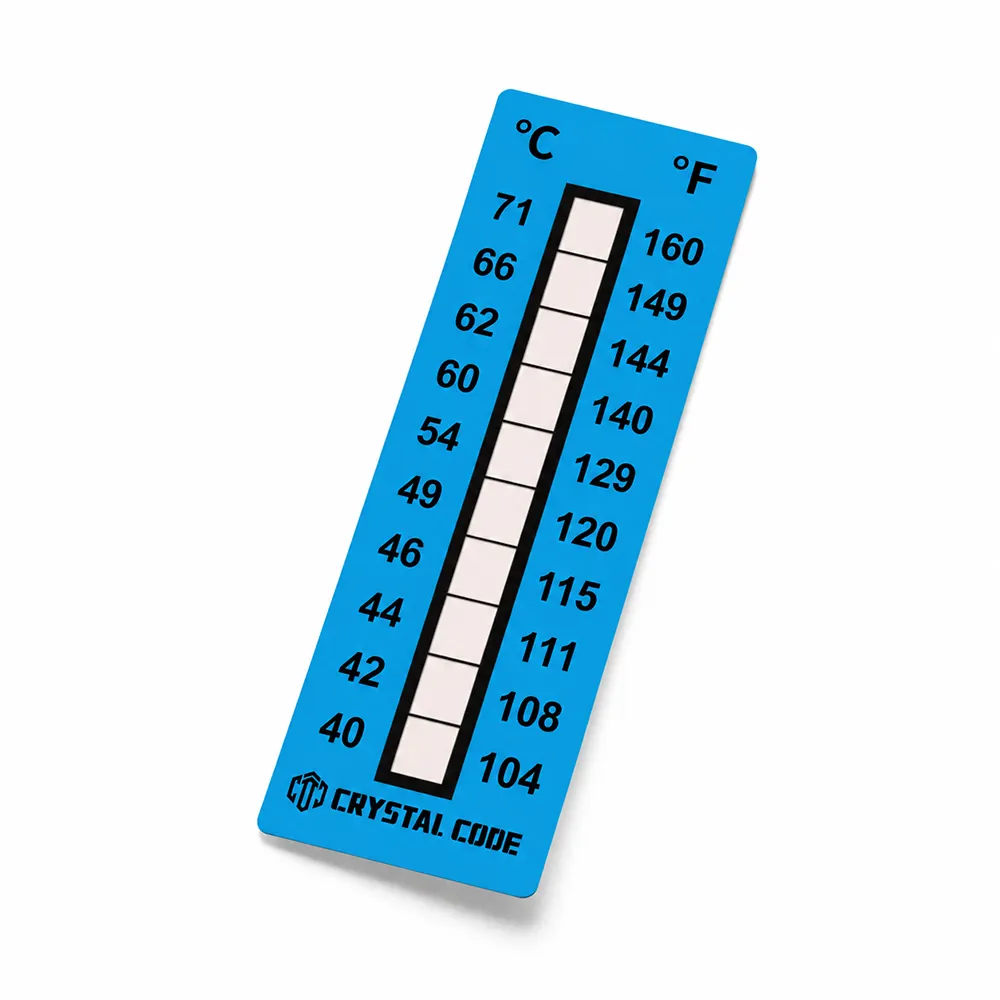 Rótulo indicador de temperatura de papel