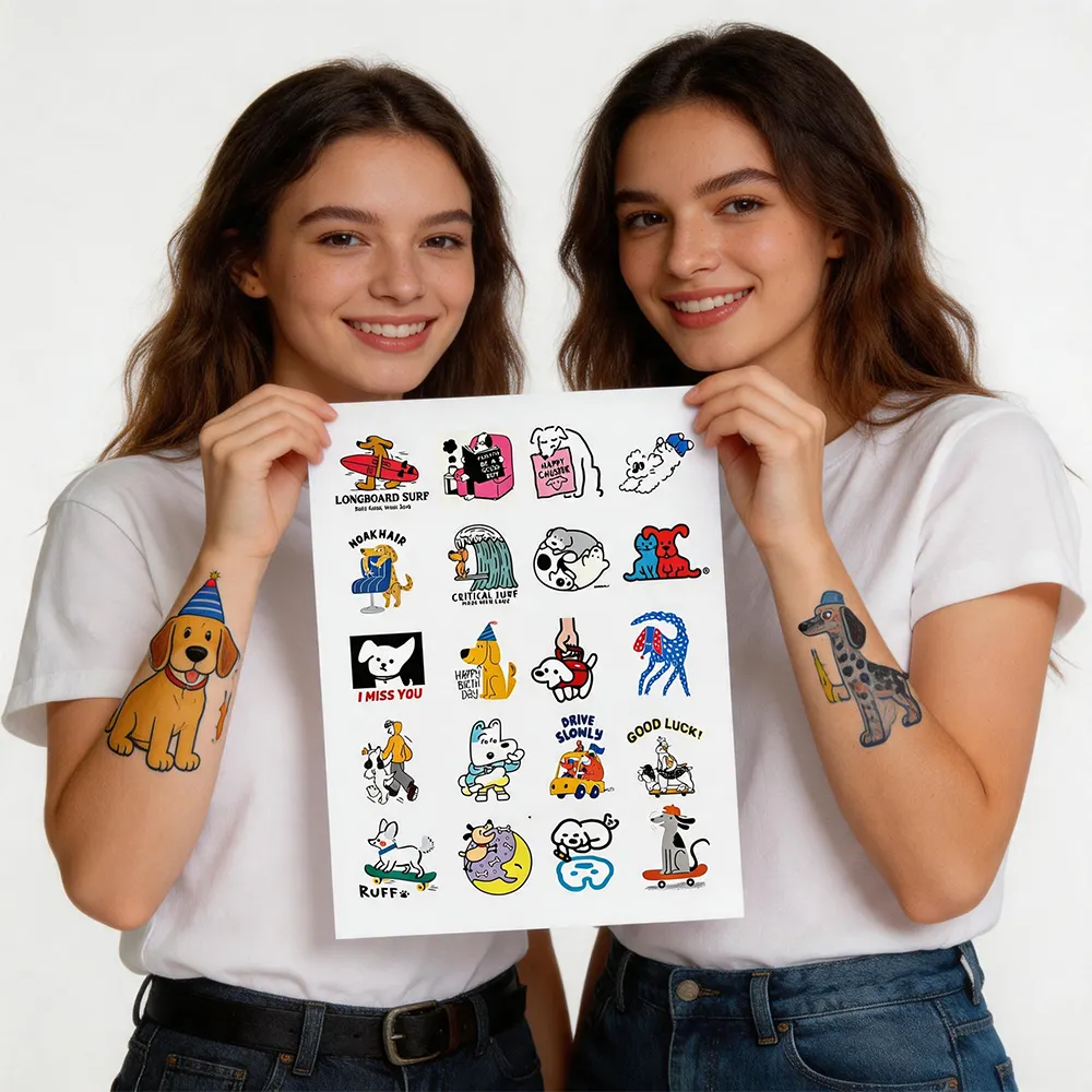 adesivos de tatuagem de festa