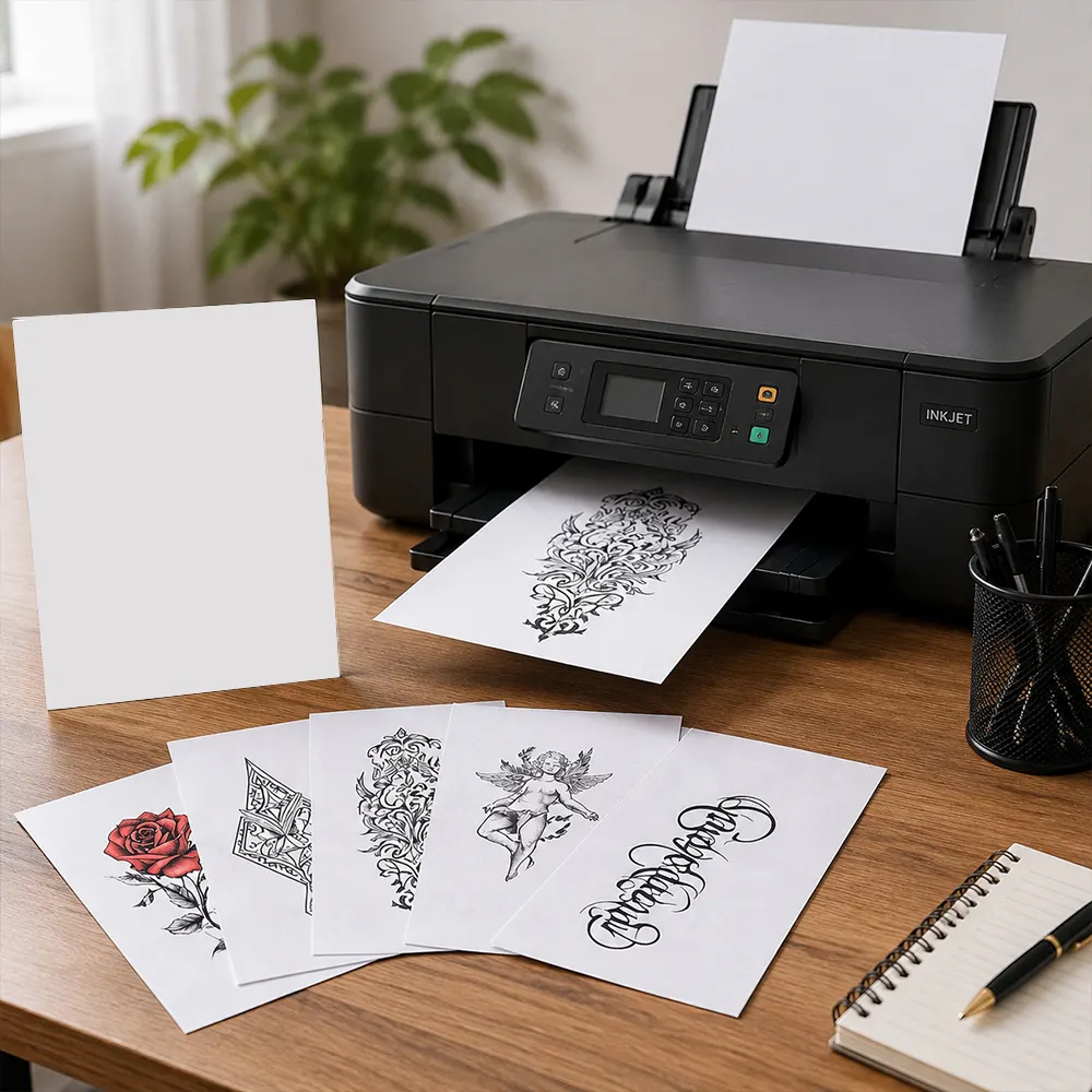 Papel de tatuagem de marca própria