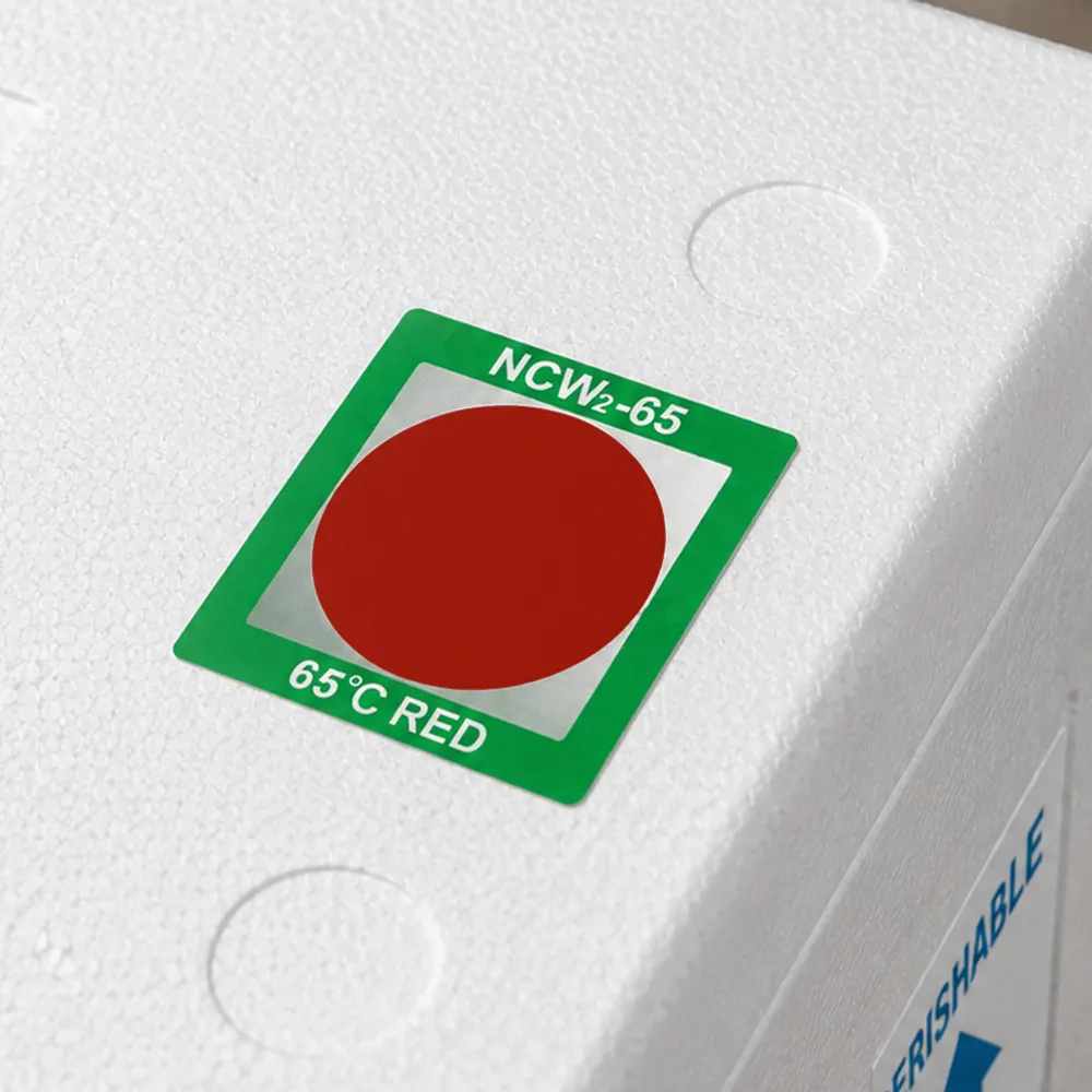 Rótulo indicador de temperatura reversível