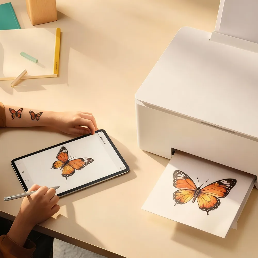 Papel seguro para tatuagem para pele