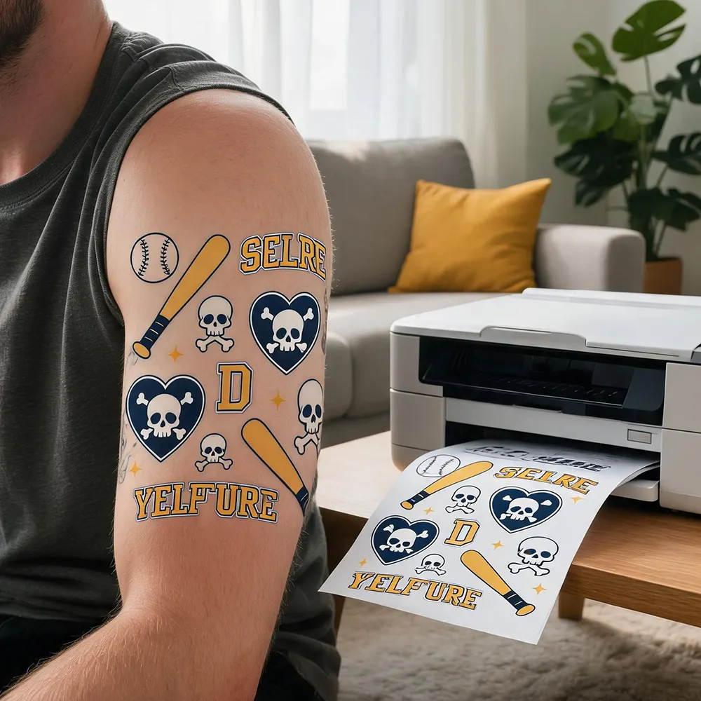 Papel de tatuagem amigável para a pele