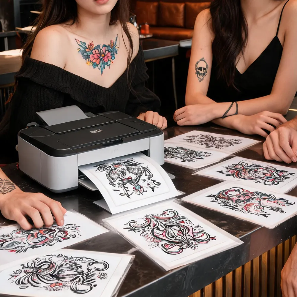 Kit de papel para tatuagem