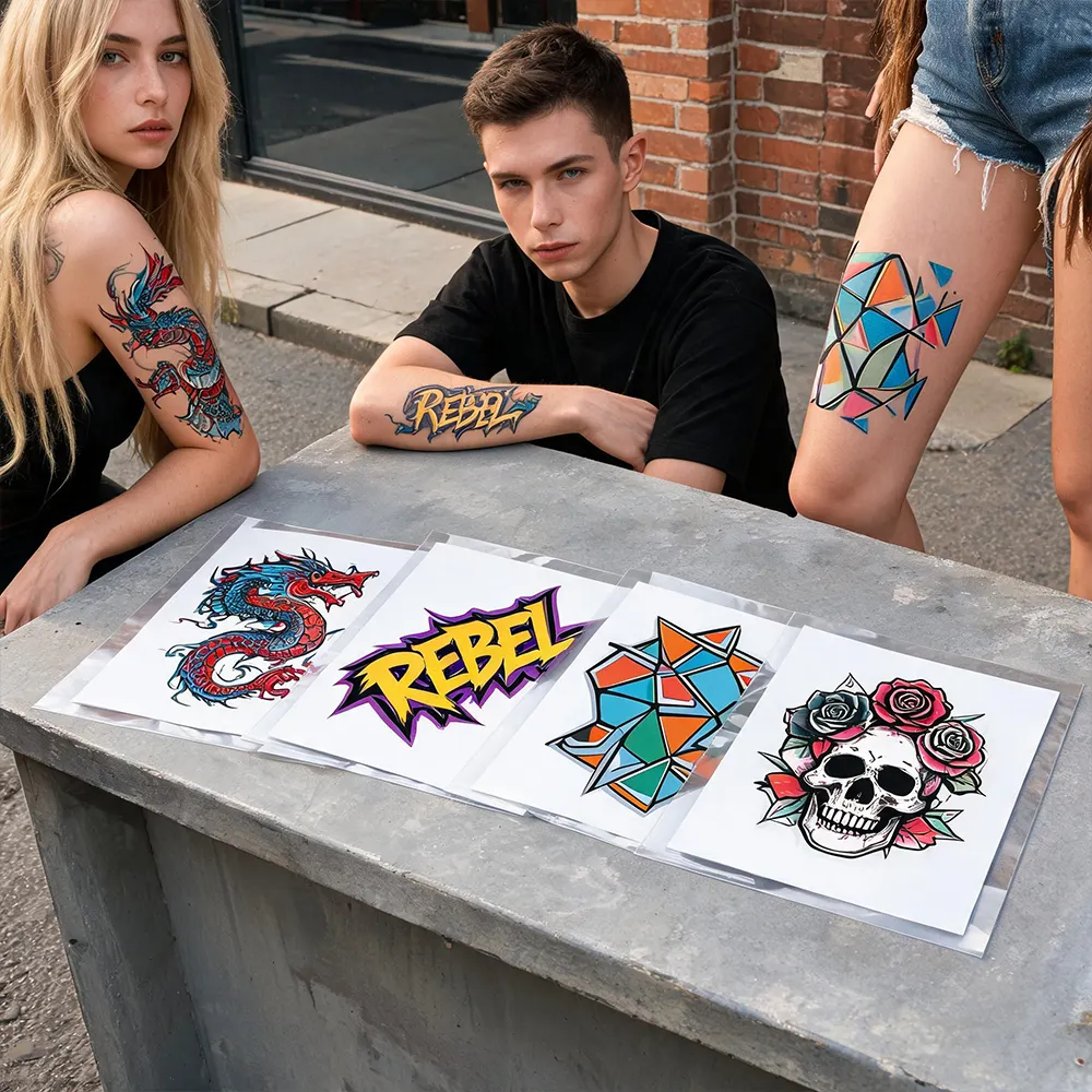 Kit de papel para tatuagem