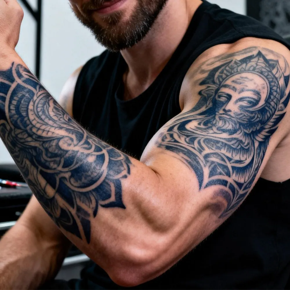 Materiais para estúdio de tatuagem