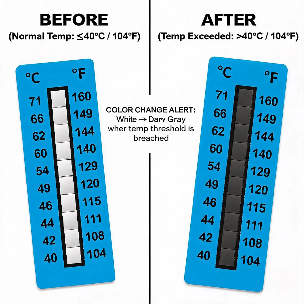 Etiqueta sensível à temperatura