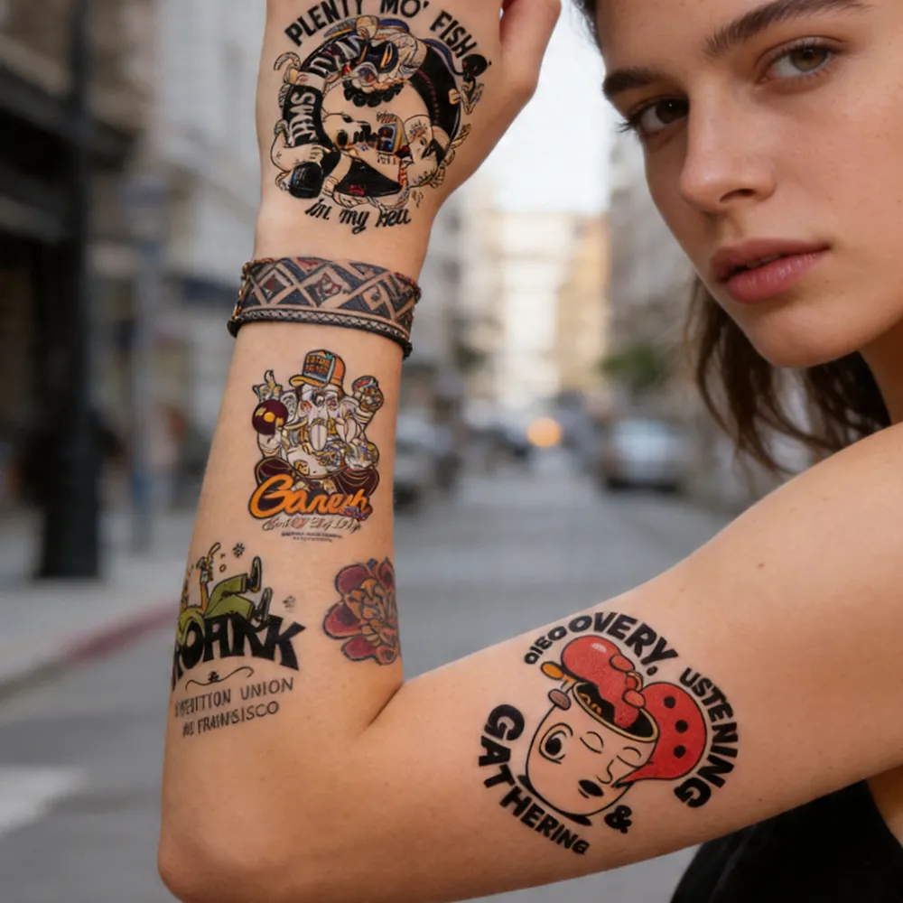 Papel temporário para tatuagem