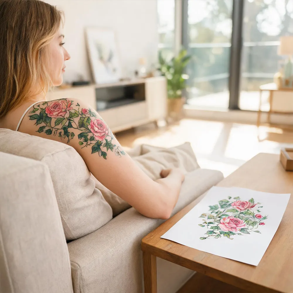 Papel temporário para tatuagem para negócios