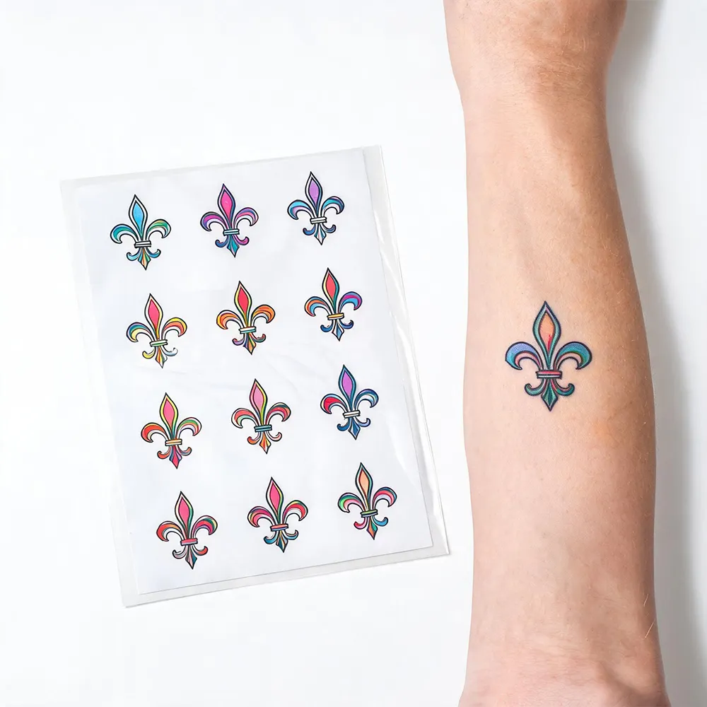 Kit temporário de papel para tatuagem