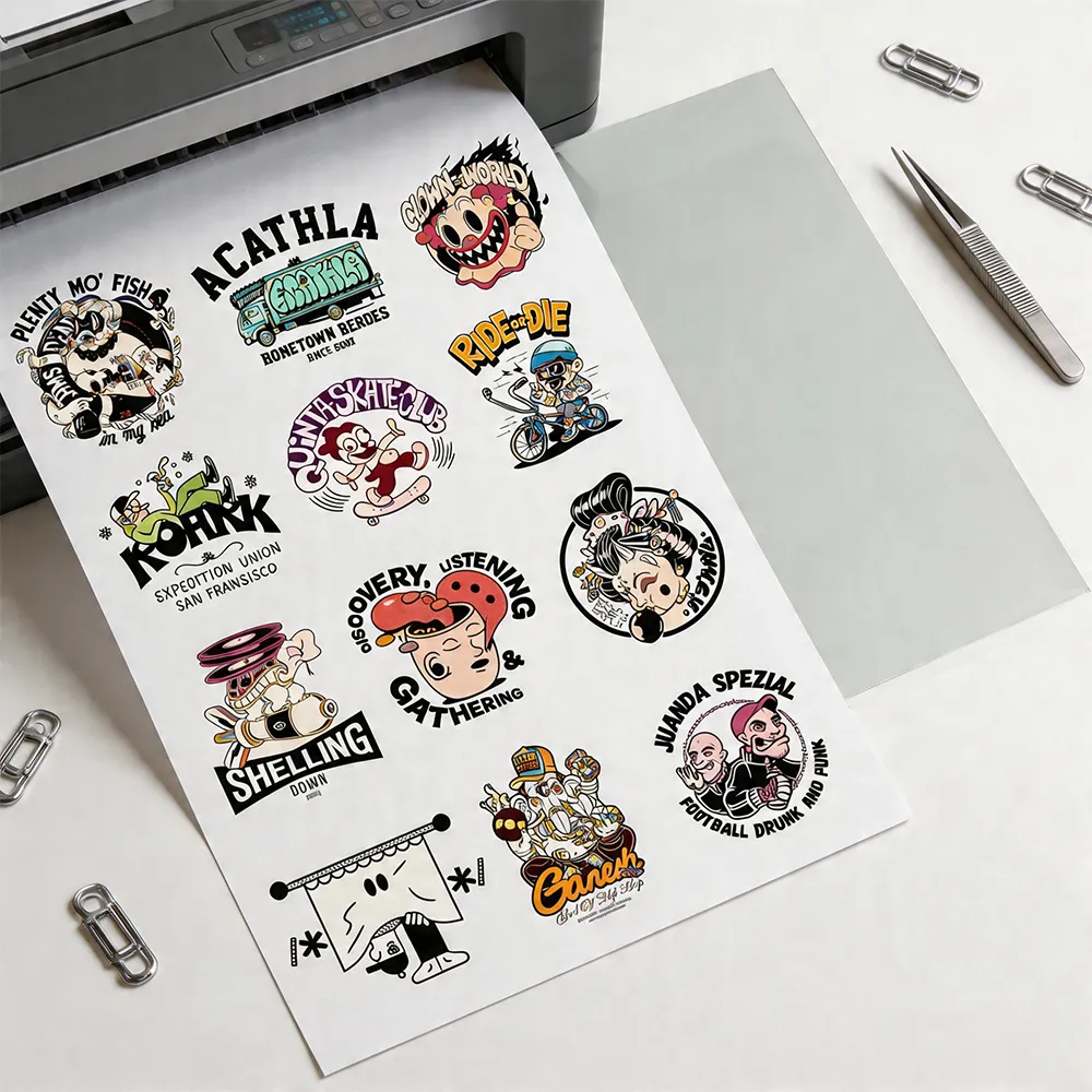 Papel de transferência temporária para tatuagens