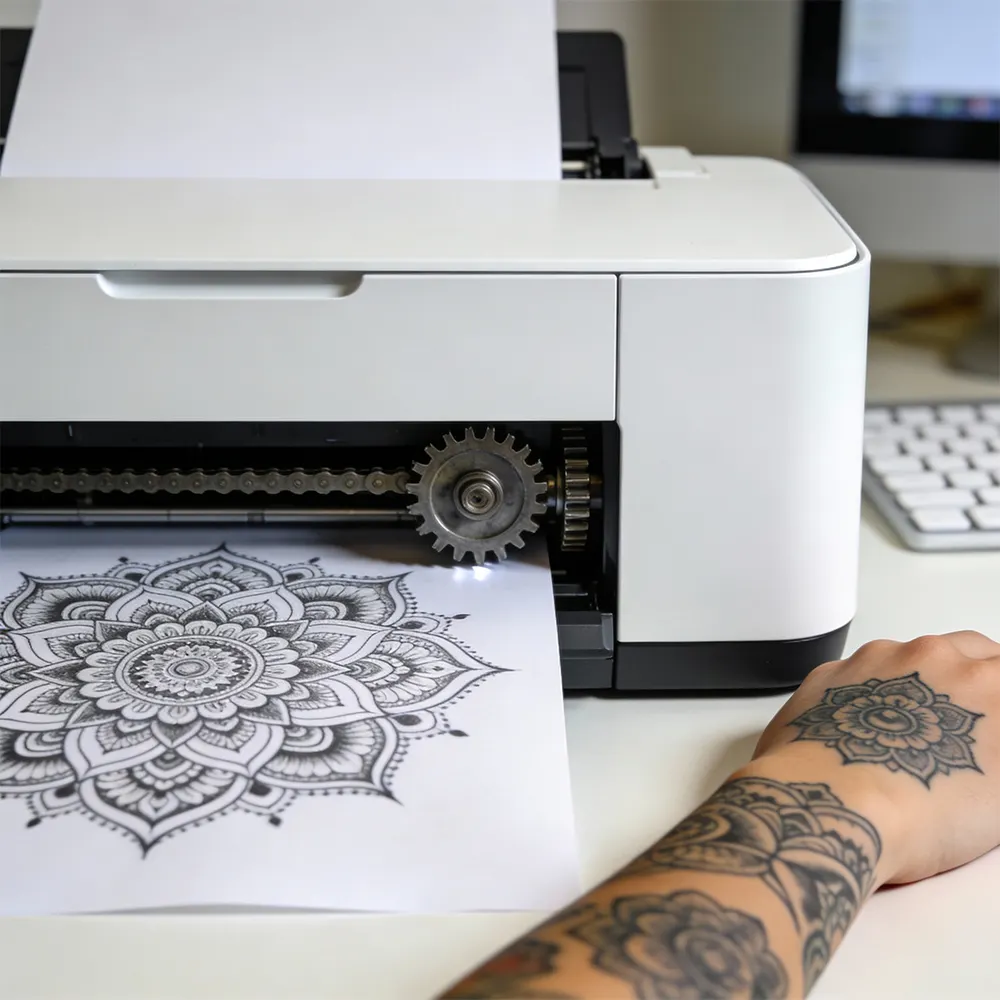 Papel de tatuagem de transferência de água