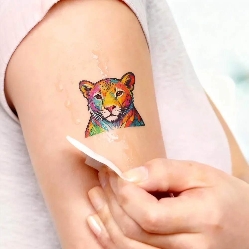papel temporário impermeável para tatuagens