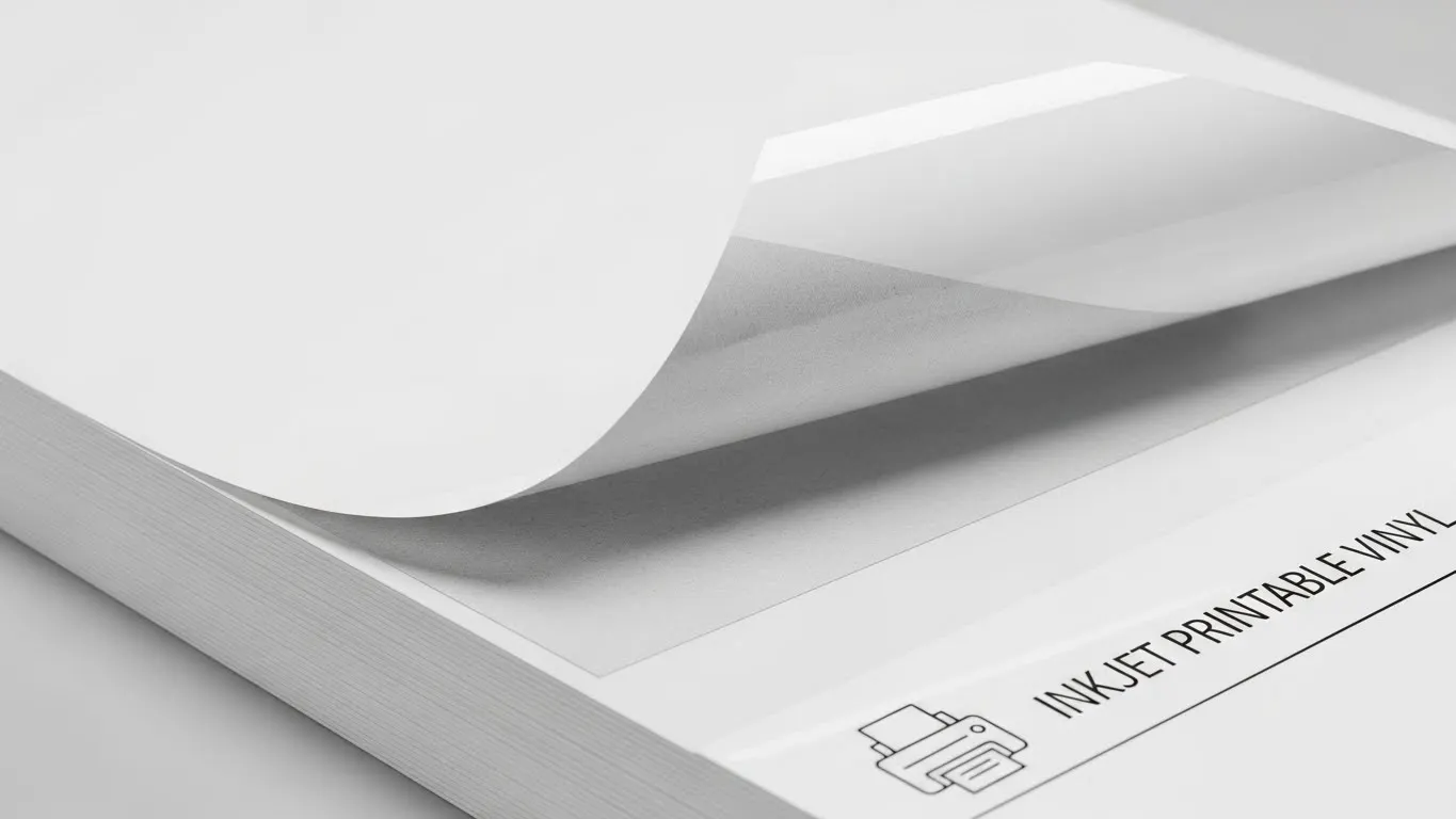 Como usar papel adesivo vinílico para uma impressora jato de tinta